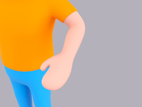 Cartoon Male Character Rigged 116 3D Model