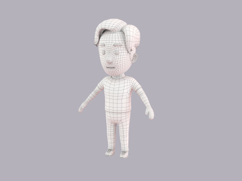Cartoon Male Character Rigged 116 3Dモデル