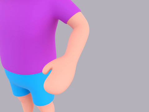 Cartoon Male Character Rigged 118 3D Model