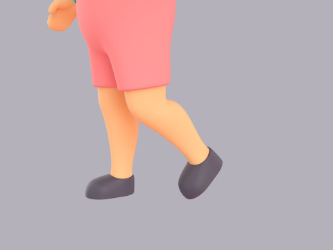 Cartoon Male Character Rigged 121 Modelo 3D