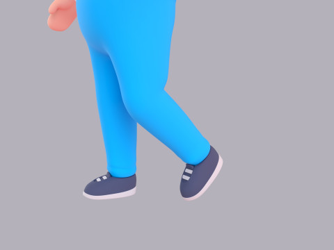 Cartoon Male Character Rigged 122 Model 3D