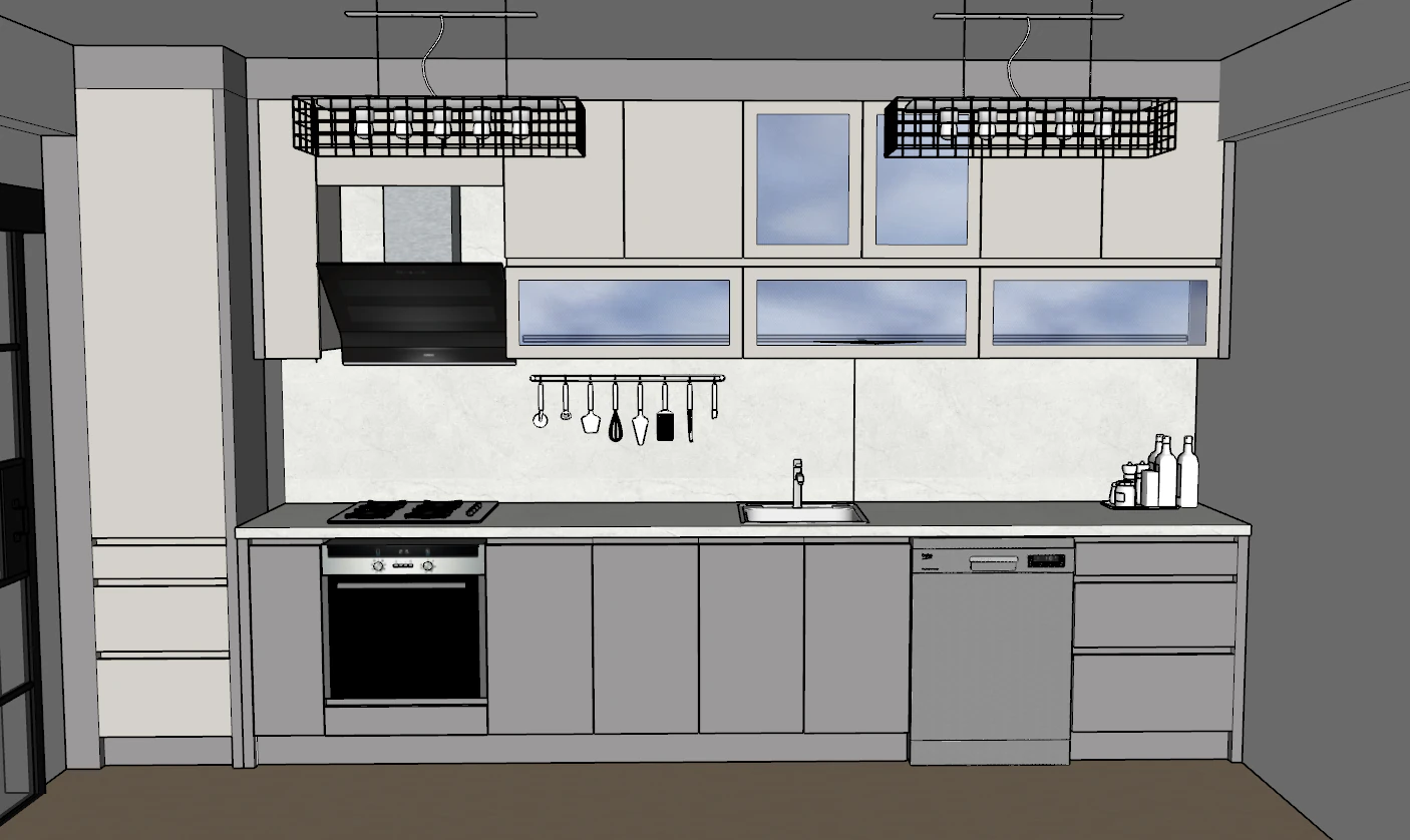 KITCHEN 3D Model .c4d .max .obj .3ds .fbx .stl .blend 