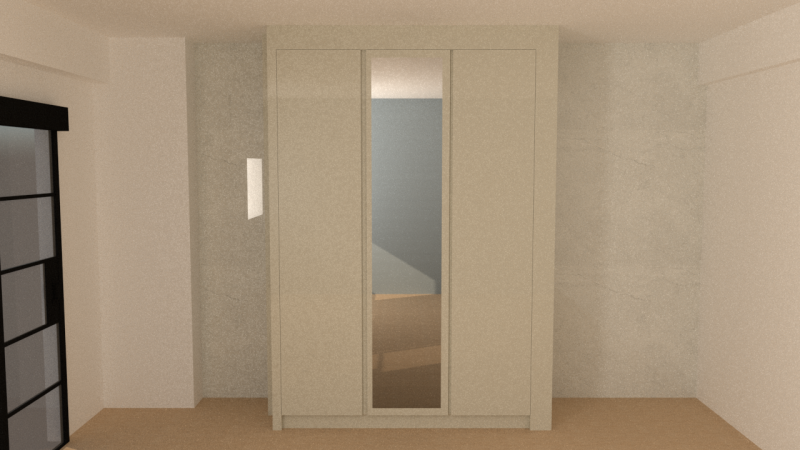Cloakroom wardrobe type Modelo 3D .c4d .max .obj .3ds .fbx .stl .blend 