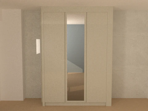 Cloakroom wardrobe type 3D Model