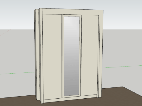 Cloakroom wardrobe type Modelo 3D
