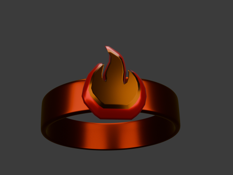 FIRE RING Modello 3D