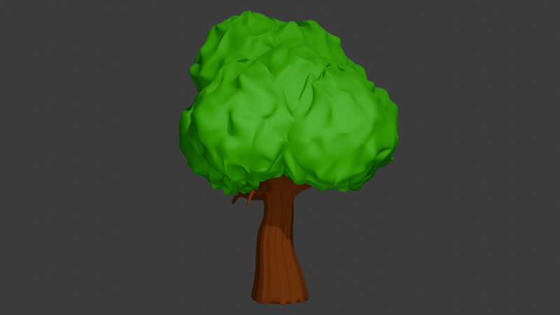 SIMPLE TREE 3D Model .c4d .max .obj .3ds .fbx .stl .blend 