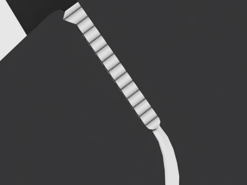 Zanpakuto Zangetsu anime sword Bleach 3D Model