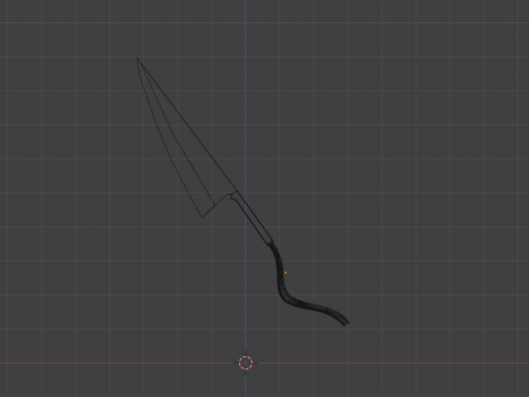 Zanpakuto Zangetsu anime sword Bleach 3D Model