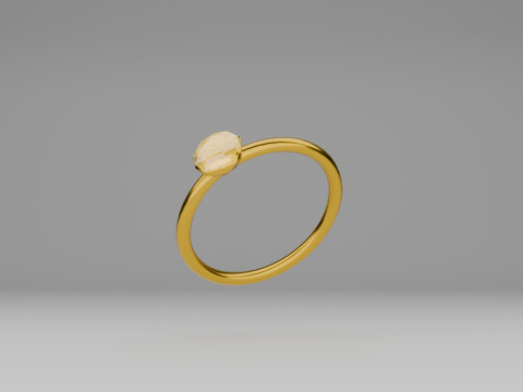 Golden ring Modello 3D