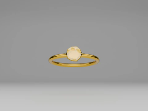 Golden ring 3D Model