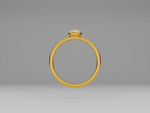 Golden ring Modelo 3D