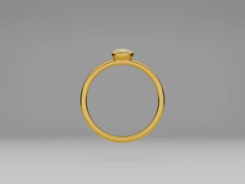 Golden ring 3D Model