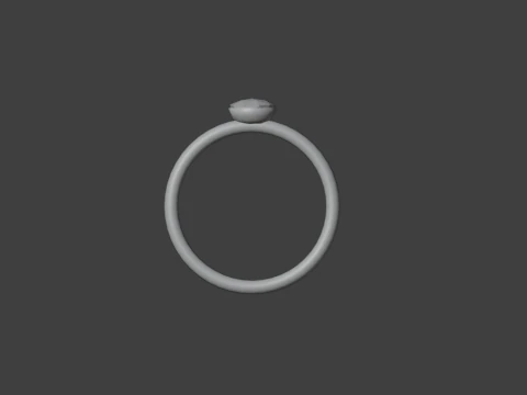 Golden ring 3D Model