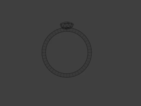 Golden ring 3D Model