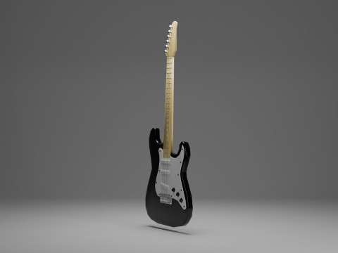Electic guitar Model 3D