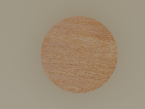 Circle table 3D 模型