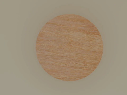 Circle table 3D Model