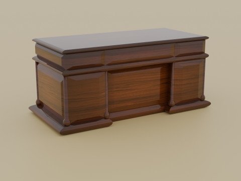 Boss table 3D Model