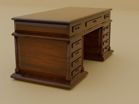 Boss table Model 3D