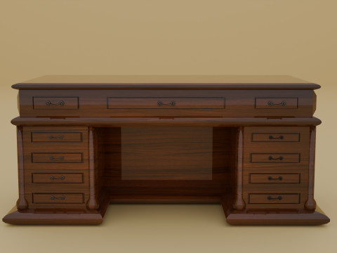 Boss table Model 3D