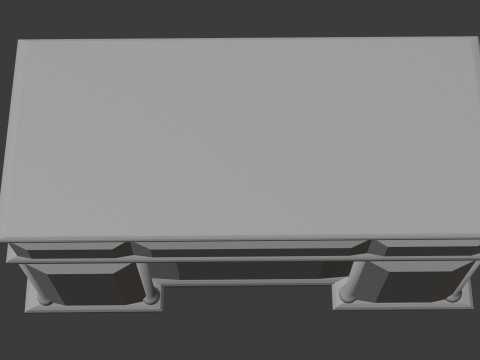 Boss table Model 3D
