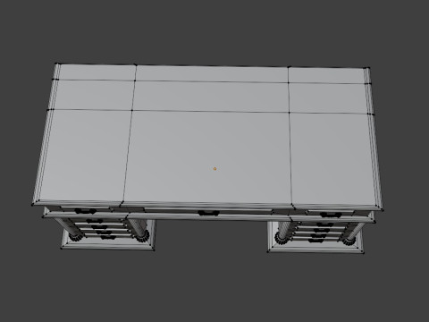 Boss table Model 3D