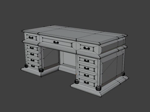Mesa chefe Modelo 3D