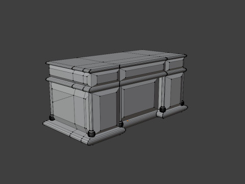 Boss table Model 3D