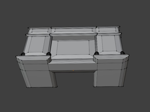 Boss table Model 3D