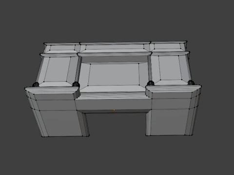 Mesa chefe Modelo 3D