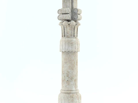 Persian column 02 3D Model