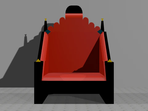 Throne 3D Model