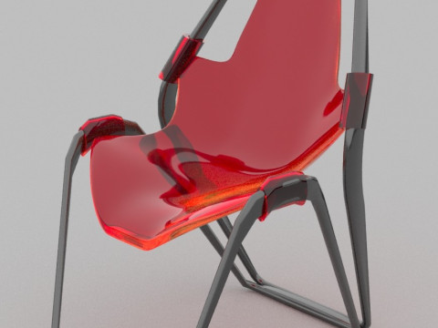 Armchair for relaxation 3D Model