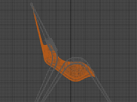 Armchair for relaxation 3D Модель