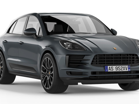 Porsche Macan 2020 3D 模型
