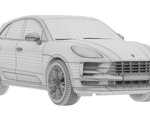 Porsche Macan 2020 Modello 3D