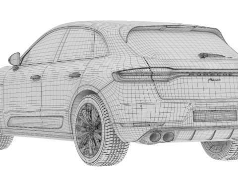 Porsche Macan 2020 Modello 3D