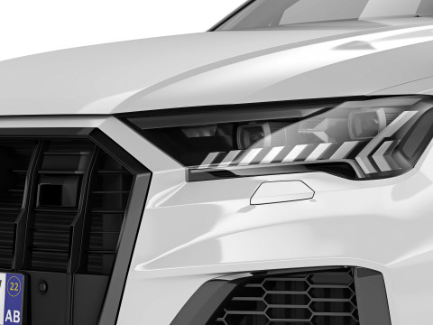 Audi Q7 TFSI 2020 3D Model
