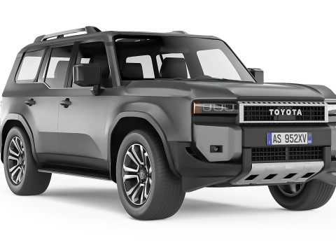 Toyota Land Cruiser 250 Prado 2024 3D 模型