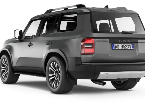 Toyota Land Cruiser 250 Prado 2024 3D Model