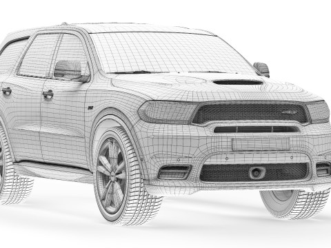 Dodge Durango SRT 392 2018 3D 模型