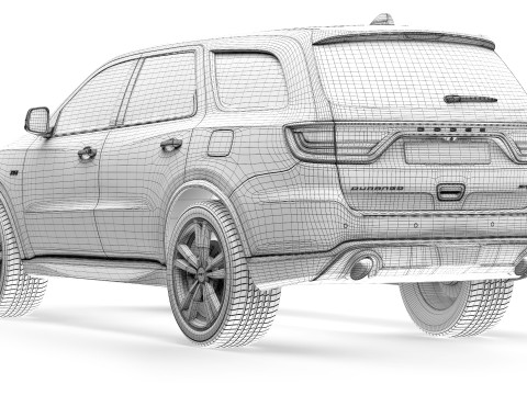 Dodge Durango SRT 392 2018 3D 模型