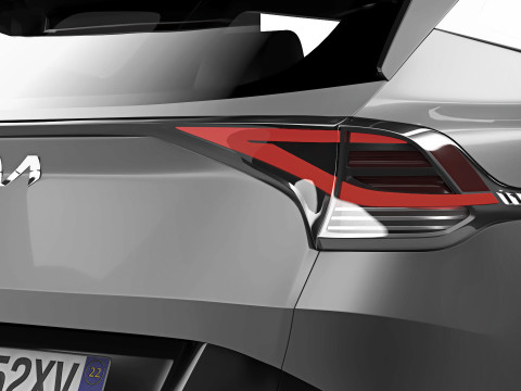 KIA Sportage LX 2023 3D 模型