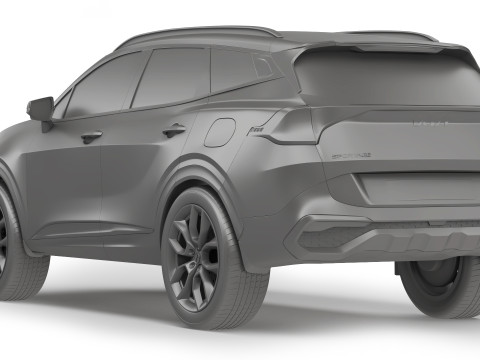 KIA Sportage LX 2023 3D 模型