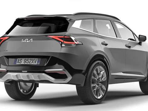 KIA Sportage LX 2023 3D 模型