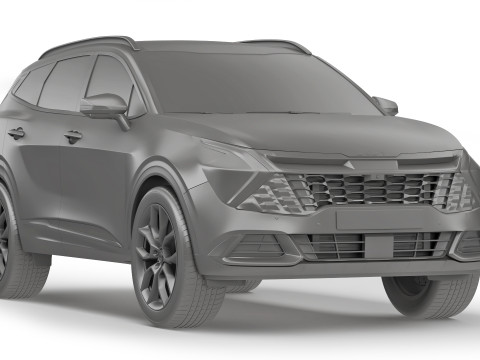 KIA Sportage LX 2023 3D 模型
