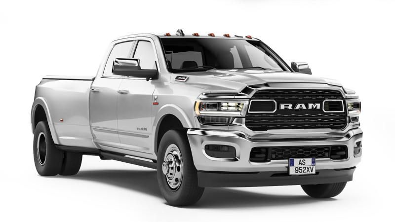 RAM 3500 HD Limited 2019 Modelo 3D .c4d .max .obj .3ds .fbx .stl .blend