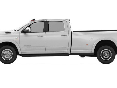 RAM 3500 HD Limited 2019 Modelo 3D