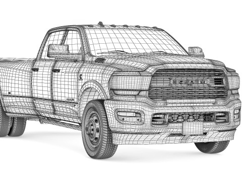 RAM 3500 HD Limited 2019 Modelo 3D